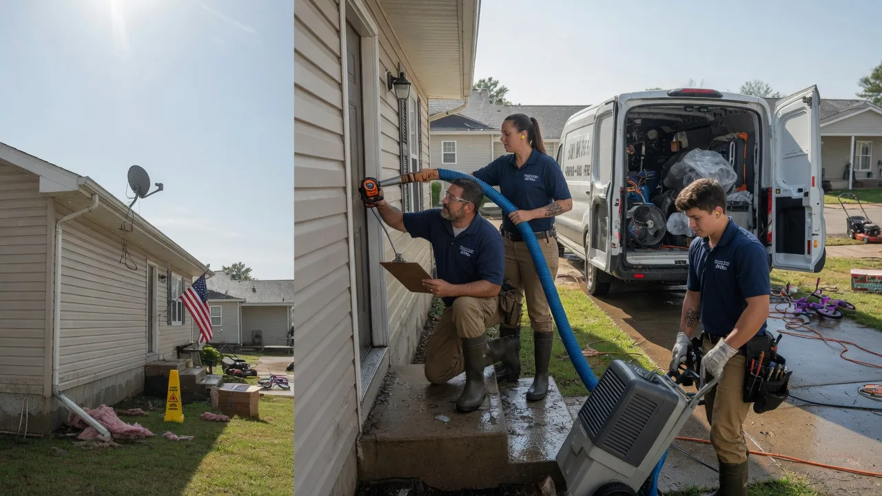 Ceiling Water Damage Restoration in Little Meadows, PA near me